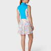 Callaway Chev Floral Dress W/Back Flounce