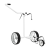 JuStar White manual 3-wheeled Trolley