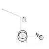 JuStar White manual 3-wheeled Trolley