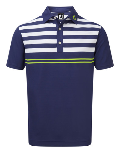 Footjoy Smooth Pique With Graphic Stripes