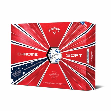 Callaway Chrome Soft 18 Truvis Star/Stripe Balls