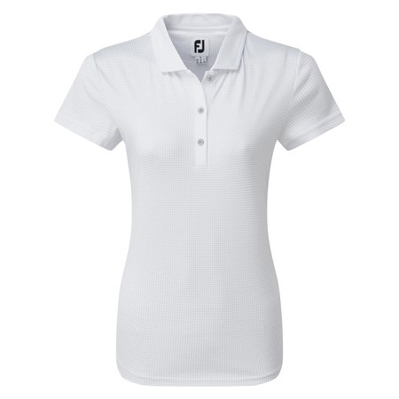 FootJoy Women’s Cap Sleeve Micro Interlock Dot Print Shirt