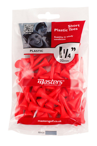 Masters Plastic Tees Bag 50 1 1/4"