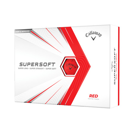 Callaway Supersoft Matte Red Golf Balls