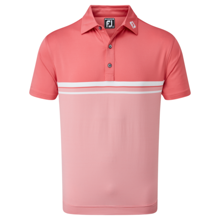 FootJoy Lisle Engineered End on End Stripe Shirt