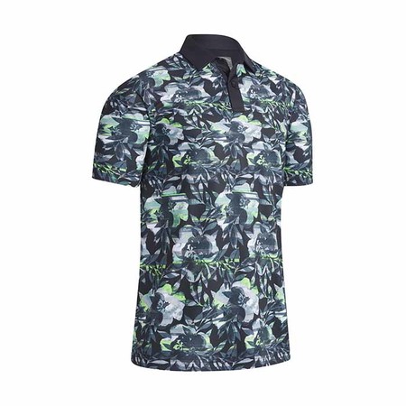 Callaway Structural Printed Floral Polo