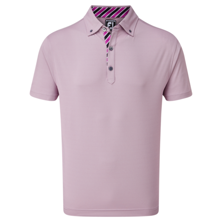 FootJoy Birdseye Jacquard with Stripe Trim