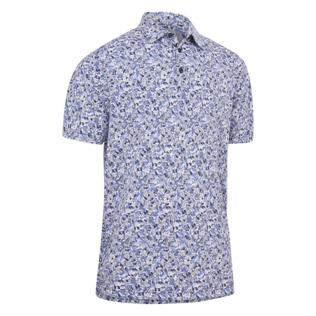Callaway Filtered Floral Print Polo