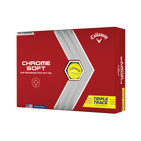 Callaway Chrome Soft Triple Track Yellow 2022