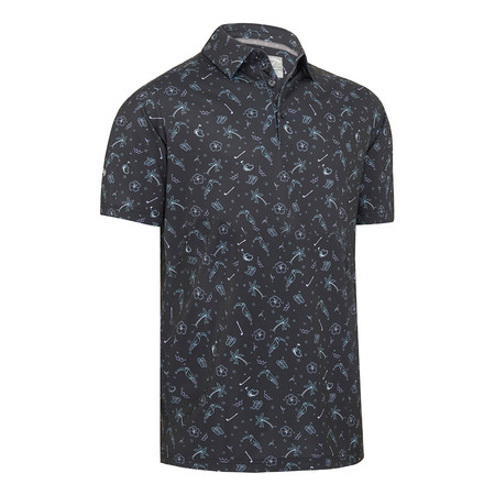 Callaway All Over Golf & Tucan Print Polo