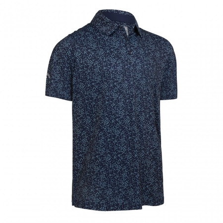 Callaway All Over Active Textured Print Polo