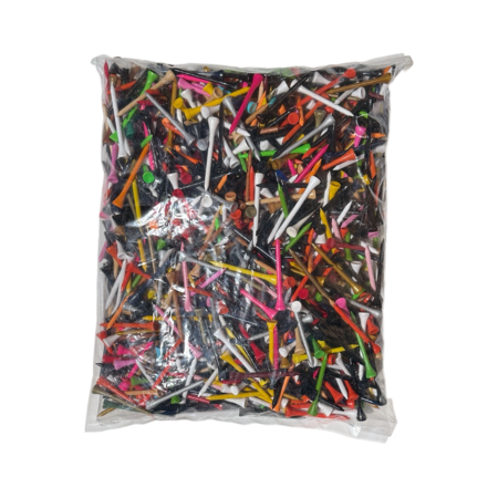 Masters Bamboo Tees 2 3/4 Mixed Colour 1000 ks