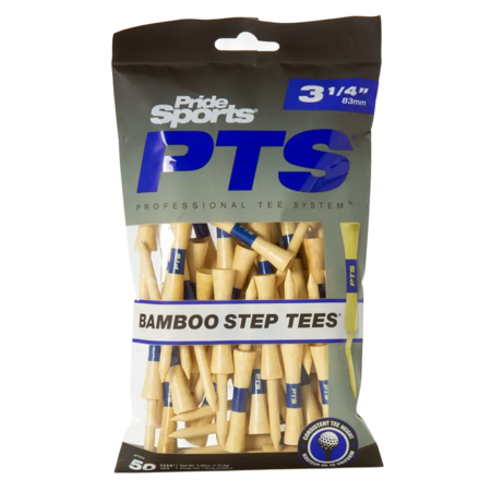 Pride PTS Bamboo Tees  - 83 mm Tees Pack 50