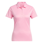 Adidas Women's Solid Performance Short Sleeve Polo Shirt