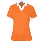 Callaway Textured Short Sleeve V-Placket Colourblock Polo