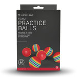 Masters Foam Practice Balls Pack 12