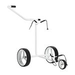 JuStar White manual 3-wheeled Trolley